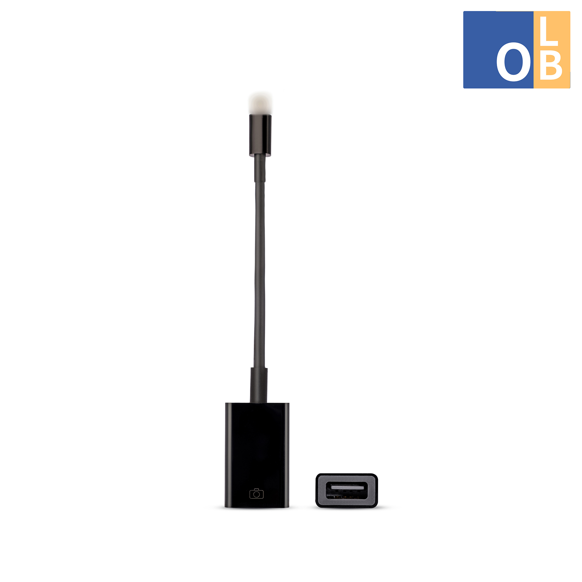 Lightning to USB OTG Adapter (Black)
